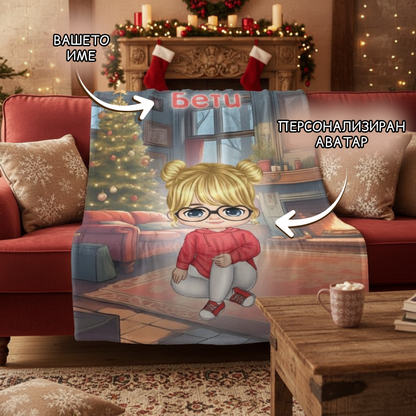 Коледна завивка - аватар бебе/дете/тийн