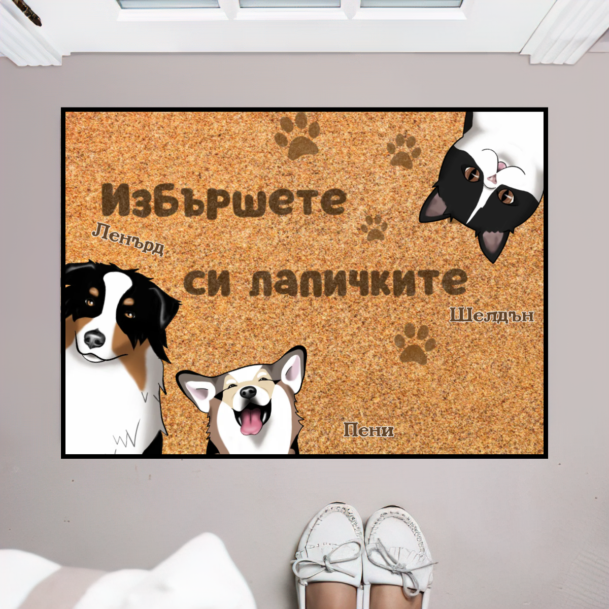 Изтривалка - Избършете си лапичките