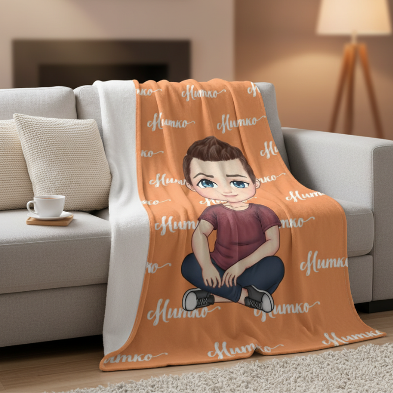 Тийн момче аватар - поларена завивка