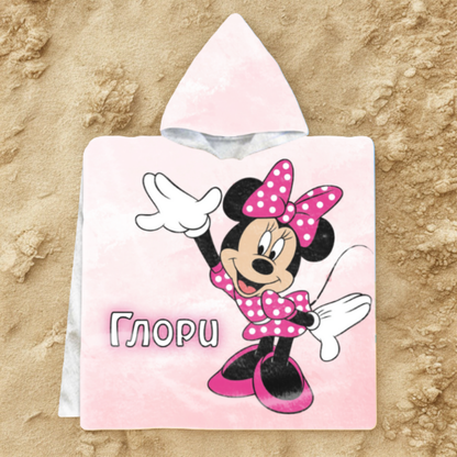 Мини Маус - детско пончо