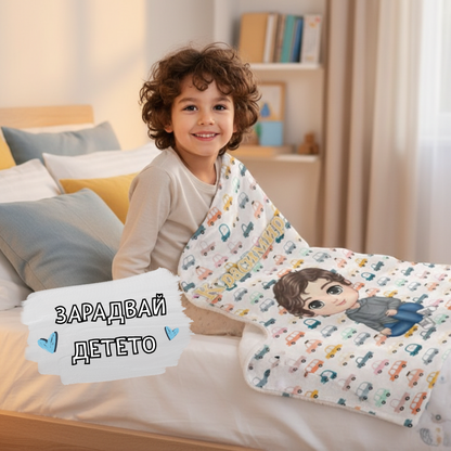 Детска завивка - аватар - превозни средства - различни фонове