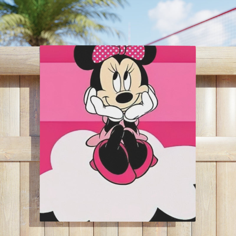 Детска плажна кърпа - Мини Маус