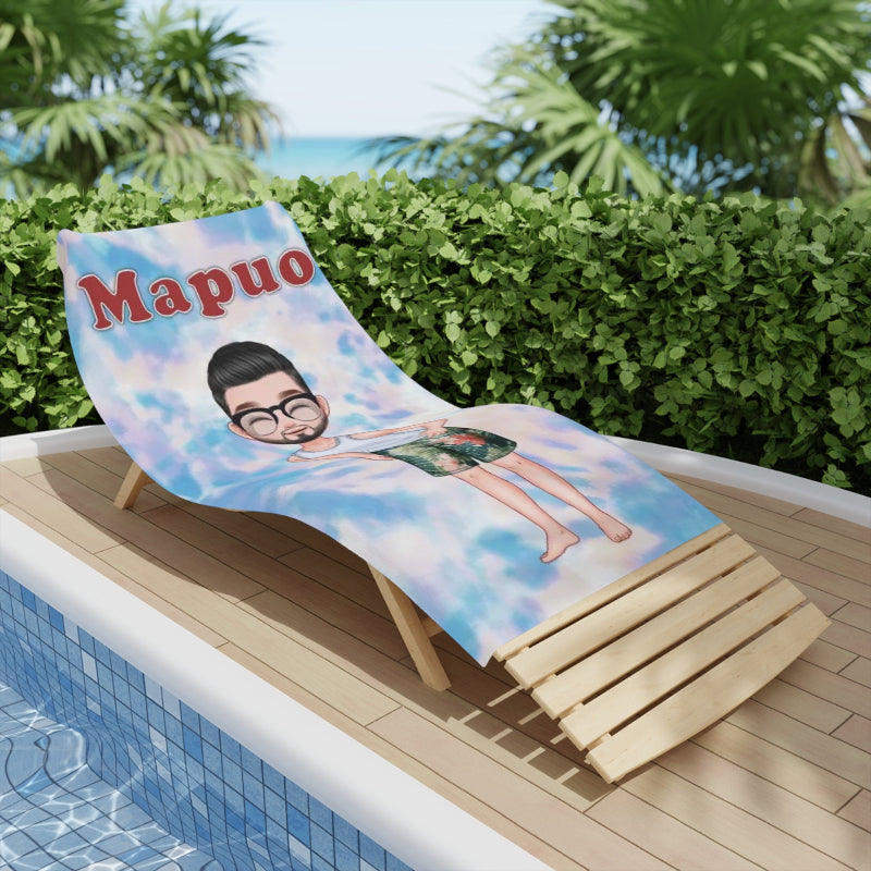 Плажна кърпа - мъж - tie dye