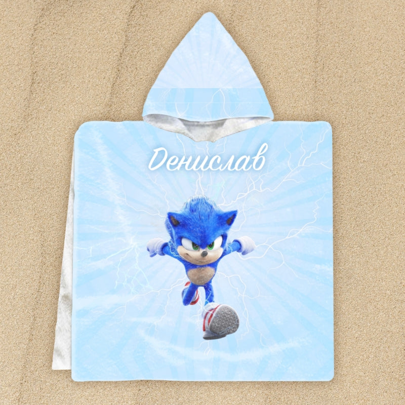 Соник - детско пончо