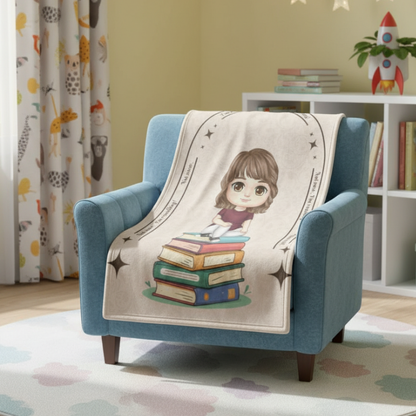 Not now, I'm reading - аватар жена / тийн момиче / малко момиче - поларена завивка