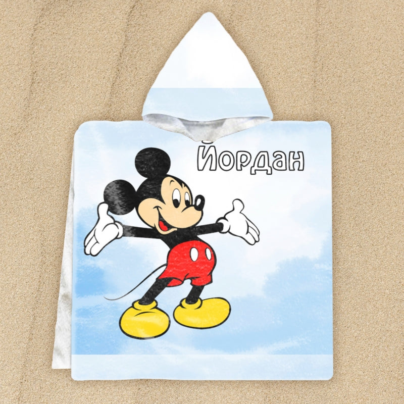 Мики Маус - детско пончо