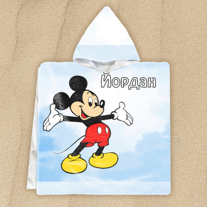 Мики Маус - детско пончо