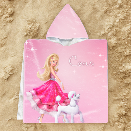 Барби - детско пончо