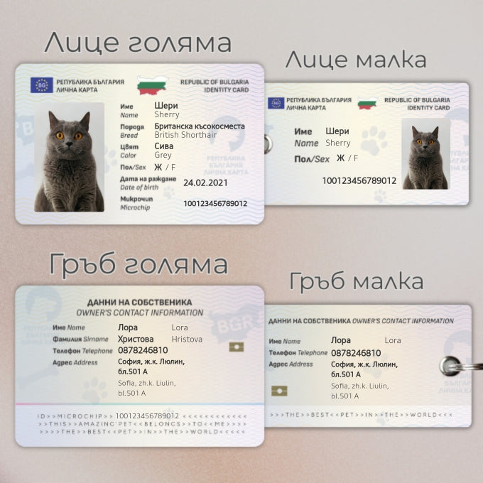 Лични карти за домашни любимци
