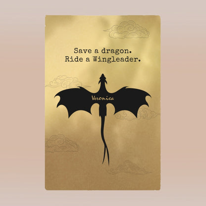 Save a dragon. Ride a Wingleader - поларена завивка