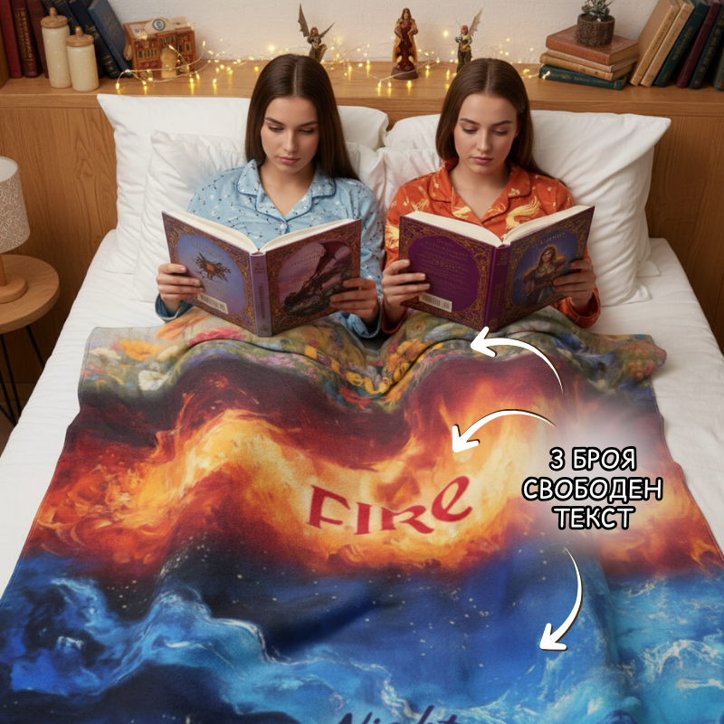 Поларена завивка - Flowers, Fire, Night