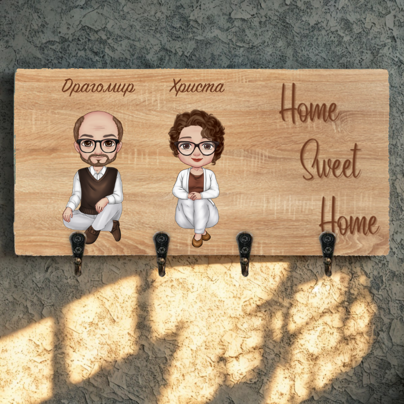 Закачалка за ключове - 2 възрастни