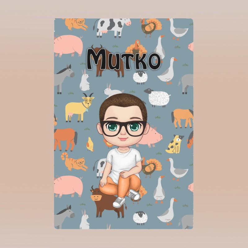 Детска завивка - аватар - животни - различни фонове