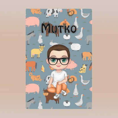 Детска завивка - аватар - животни - различни фонове