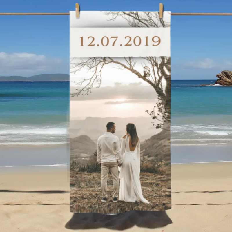 Хавлия за плаж с ваша снимка