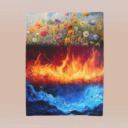 Поларена завивка - Flowers, Fire, Night