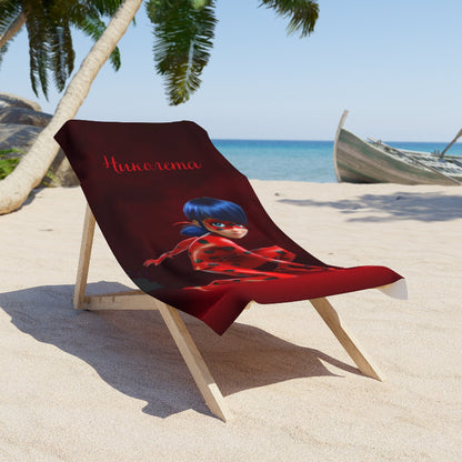 Детска кърпа за плаж - Калинката