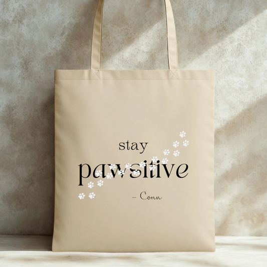 Платнена торба - stay pawsitive