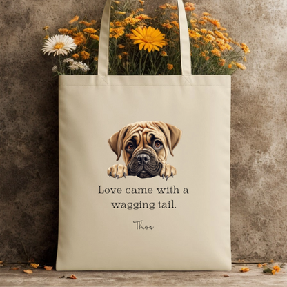 Персонализирана торба с лика и името на вашето куче