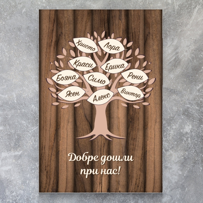 Семейно дърво - картина