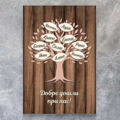 Семейно дърво - картина