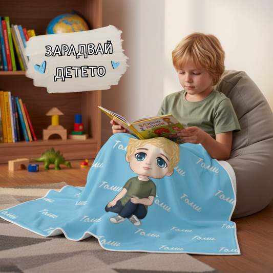 Дете (момиче/момче) аватар - поларена завивка