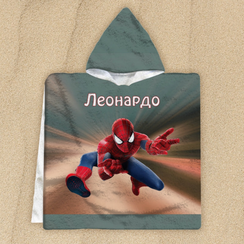 Детско пончо - Спайдърмен