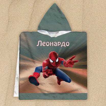 Детско пончо - Спайдърмен