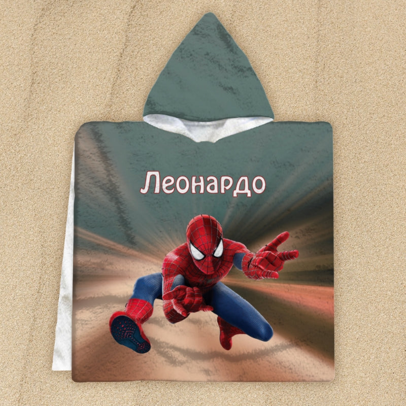 Детско пончо - Спайдърмен