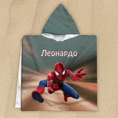 Детско пончо - Спайдърмен