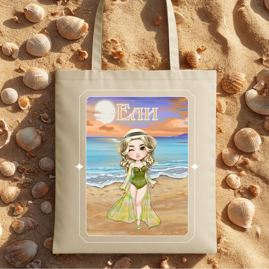 Платнена торбичка - феерична мадама