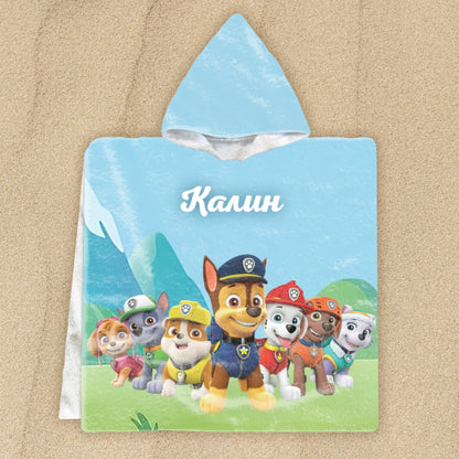 ПЕС патрул - детско пончо