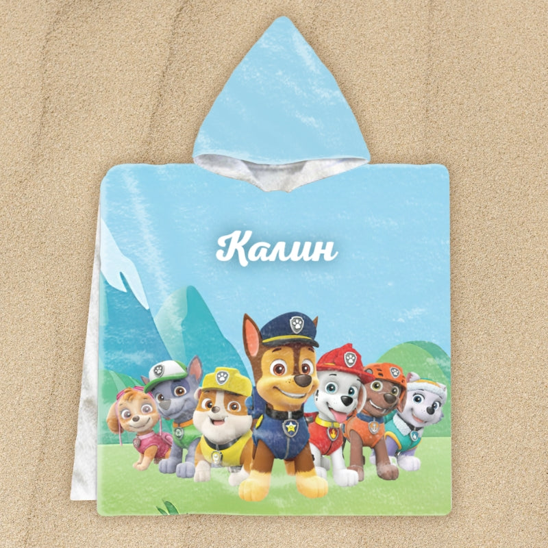 ПЕС патрул - детско пончо