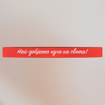 Нашийник с ваш текст